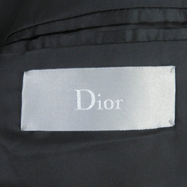 Excellent Dior HOMME tailored jacket black wool mens 48 833C255W2831