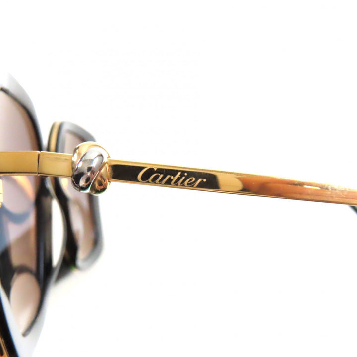 Cartier sunglasses Trinity With logo Black gold mens CT0246S 001