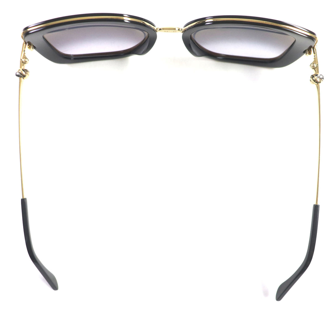 Cartier sunglasses Trinity With logo Black gold mens CT0246S 001