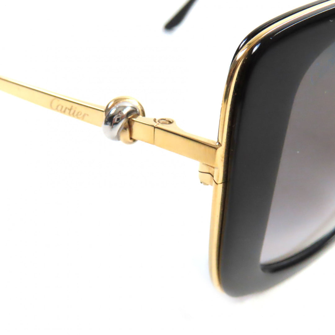 Cartier sunglasses Trinity With logo Black gold mens CT0246S 001