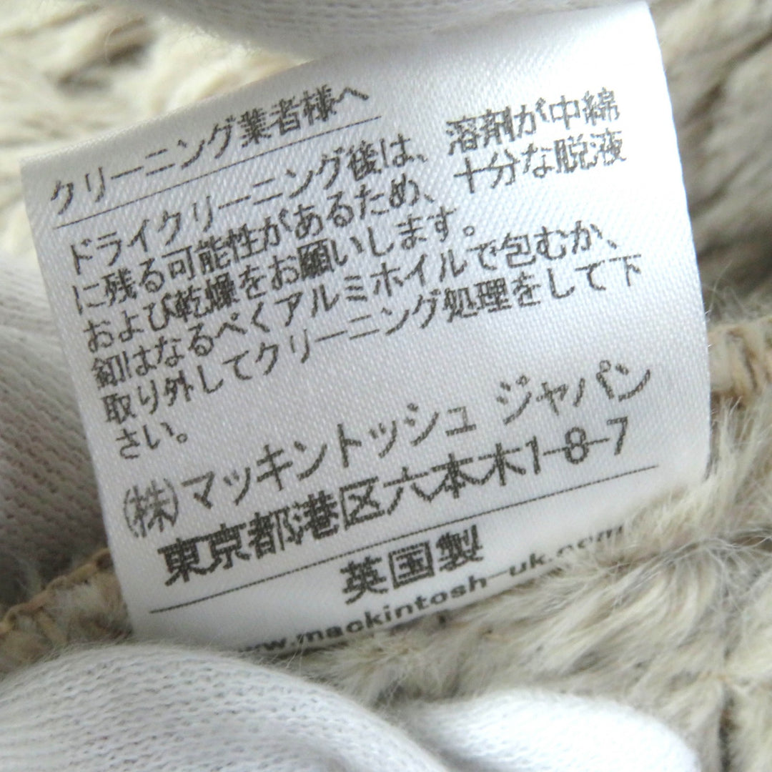 Mackintosh coat Grande Logo button Hooded Fleece lining Quilted Women