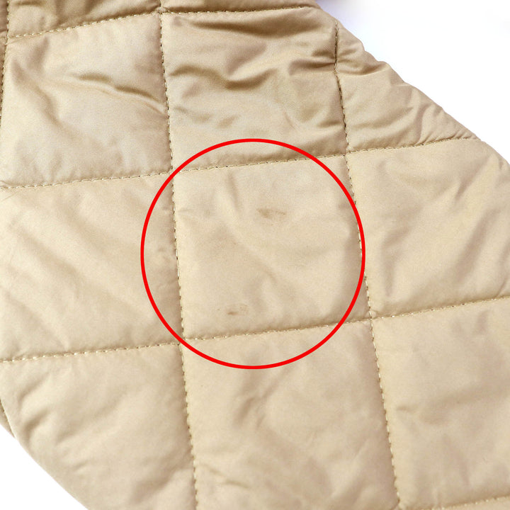 Mackintosh coat Grande Logo button Hooded Fleece lining Quilted Women
