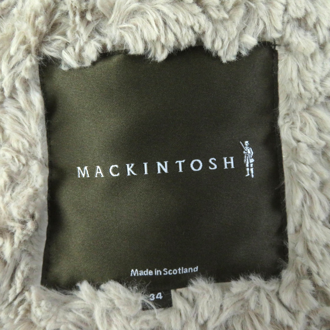 Mackintosh coat Grande Logo button Hooded Fleece lining Quilted Women