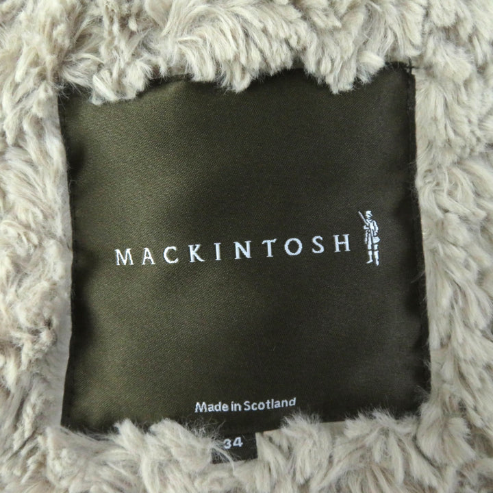 Mackintosh coat Grande Logo button Hooded Fleece lining Quilted Women