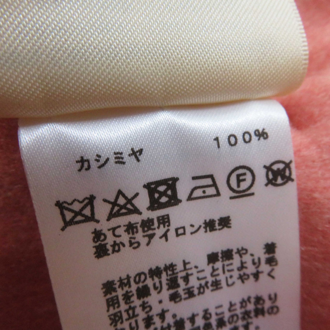 Pristine HERMES coat 100% baby cashmere, belted, concealed coat pink Women 34 2H0122DB