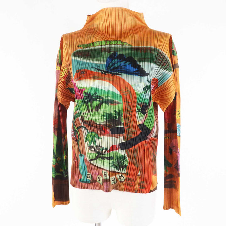 Excellent PLEATS PLEASE Nathalie Lete Masterpiece DINOS EDEN ANIMAL Tops / 3