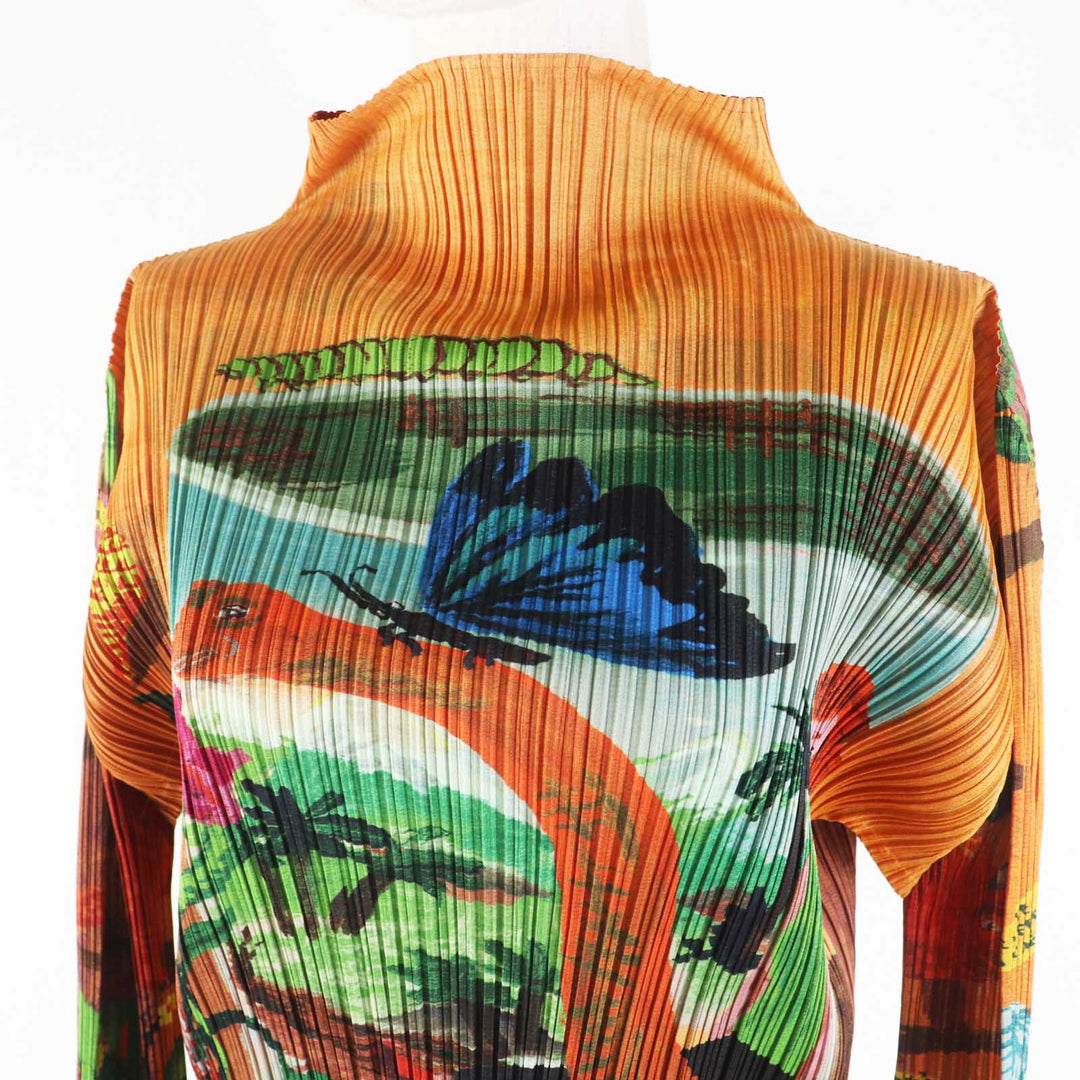 Excellent PLEATS PLEASE Nathalie Lete Masterpiece DINOS EDEN ANIMAL Tops / 3
