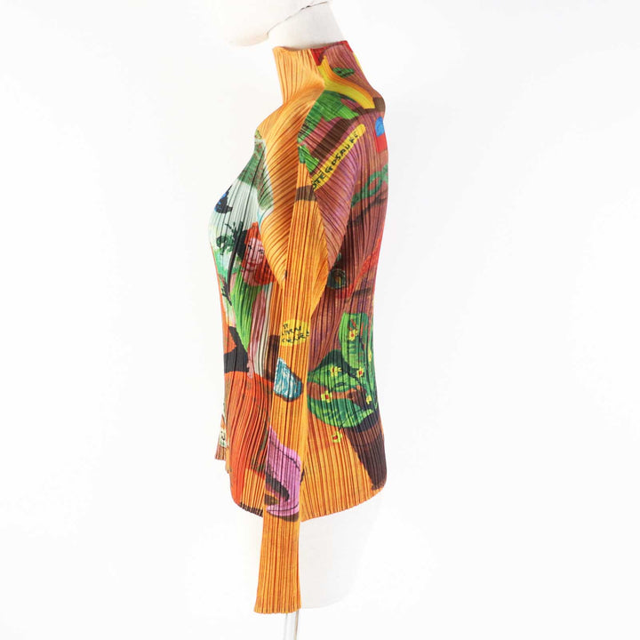 Excellent PLEATS PLEASE Nathalie Lete Masterpiece DINOS EDEN ANIMAL Tops / 3