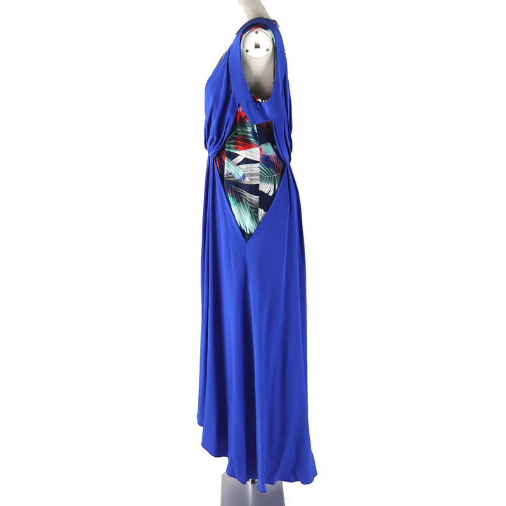 Great LEONARD one piece blue silk Women