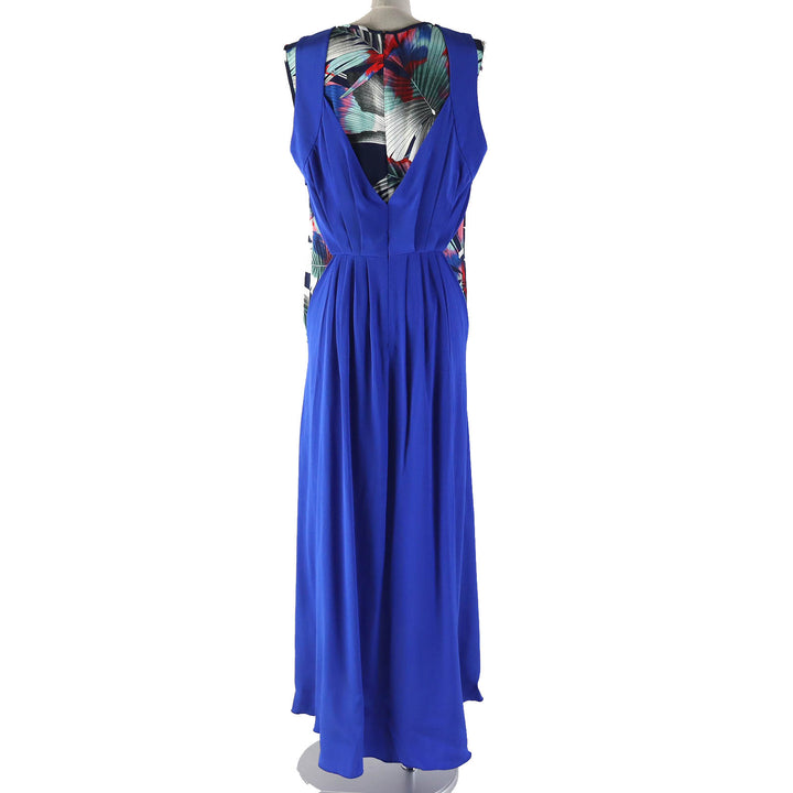 Great LEONARD one piece blue silk Women