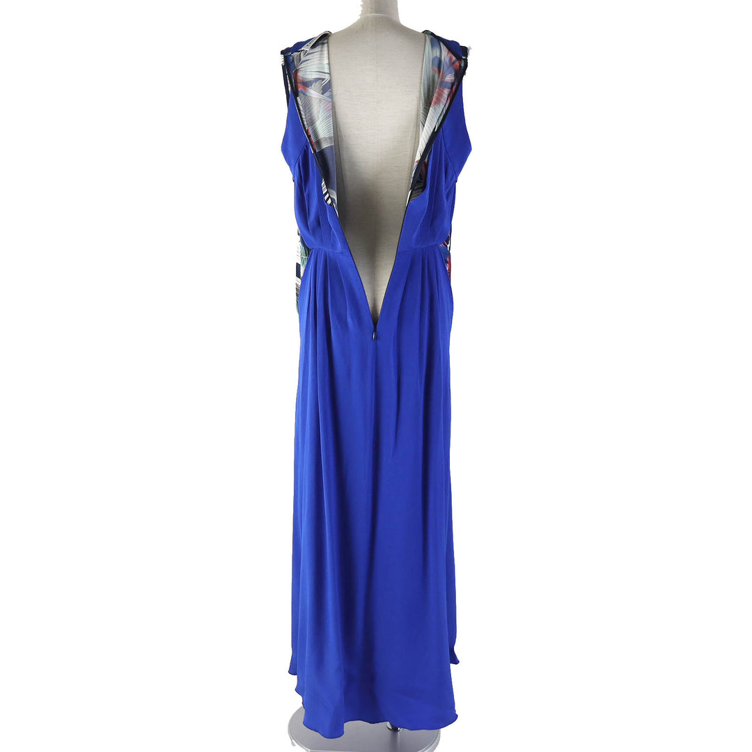 Great LEONARD one piece blue silk Women