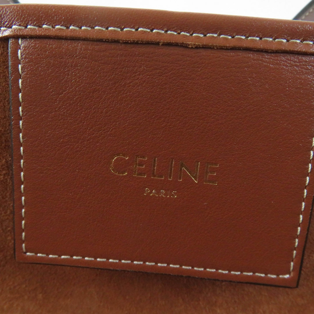 Excellent CELINE Tote Bag Kufan Medium Tote Bag Smooth scarf skin Women 196953DU3.04LU
