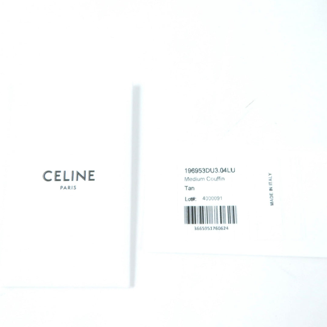 Excellent CELINE Tote Bag Kufan Medium Tote Bag Smooth scarf skin Women 196953DU3.04LU