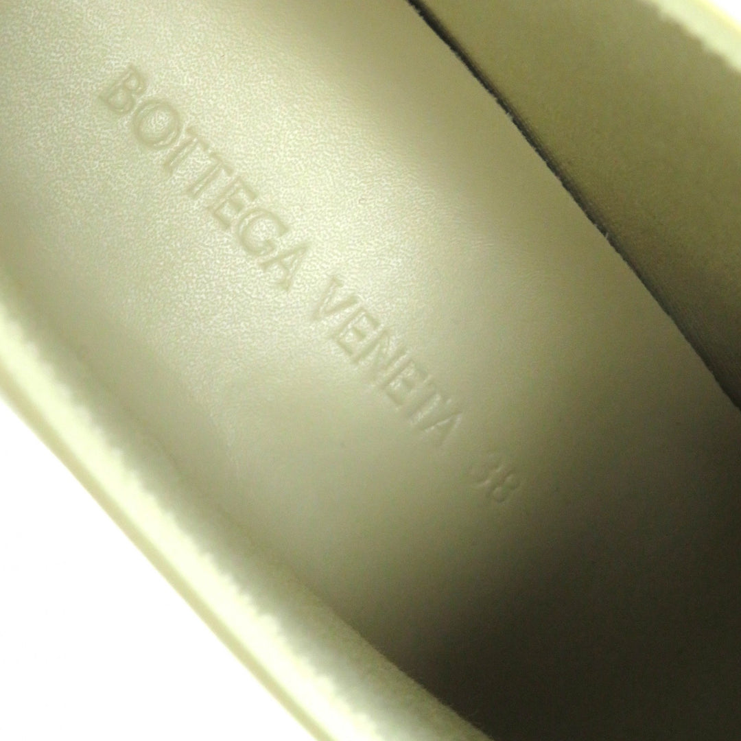 Excellent BOTTEGAVENETA Rain shoes Shine Rain Boots Rubber Boots Ivory rubber