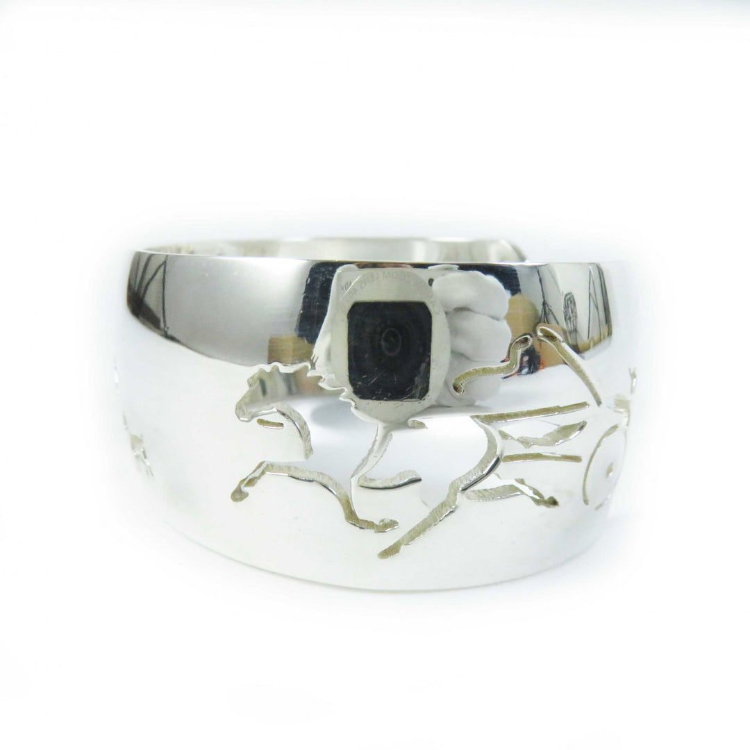 Great HERMES Bangle Caleche Carriage Dog Bracelet/ Silver Women