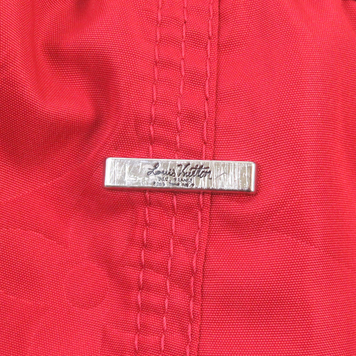 Excellent LOUIS VUITTON Shorts 3D Pocket Monogram Board Shorts Red polyester