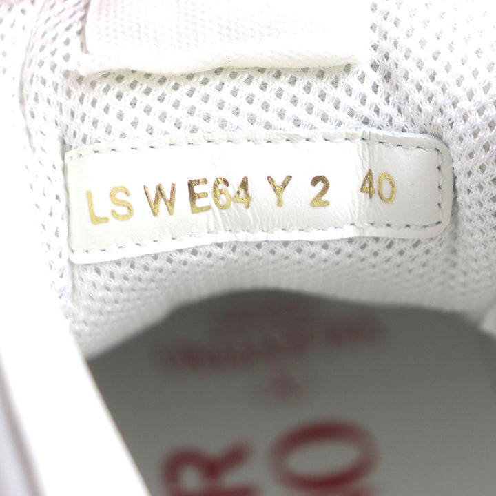 Pristine VALENTINO High cut sneakers ATELIER Atelier With logo White red leather mens 40