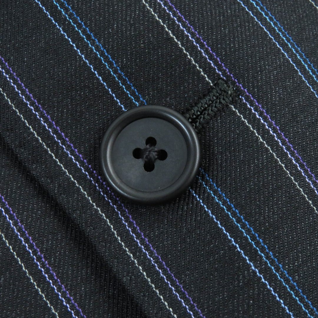 Great Paul Smith suit two-piece set lining dot pattern black wool mens S