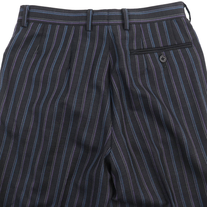 Great Paul Smith suit two-piece set lining dot pattern black wool mens S