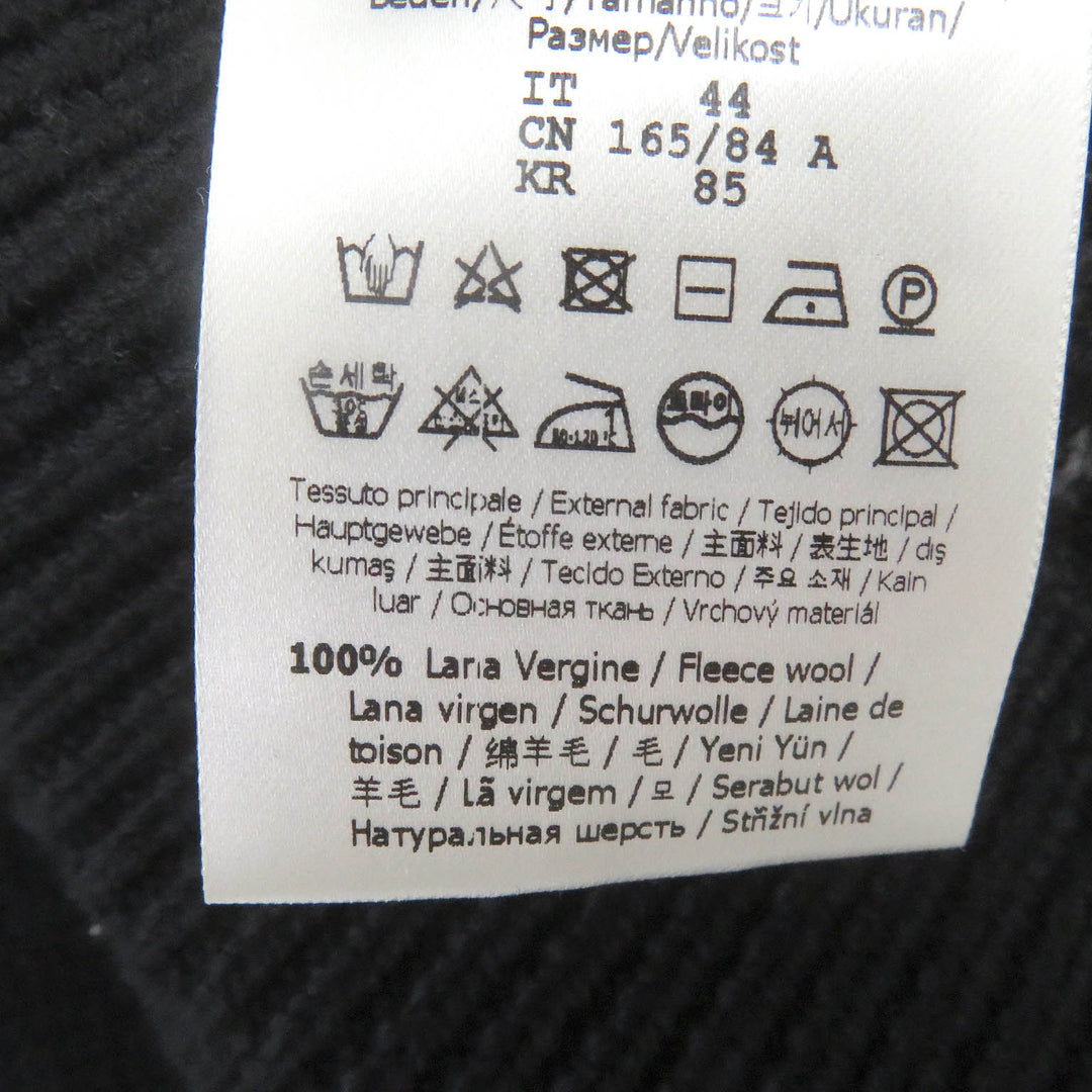 Great FENDI sweater FF Fragment Logo Print Crew Neck Virgin mens 44 FZX013