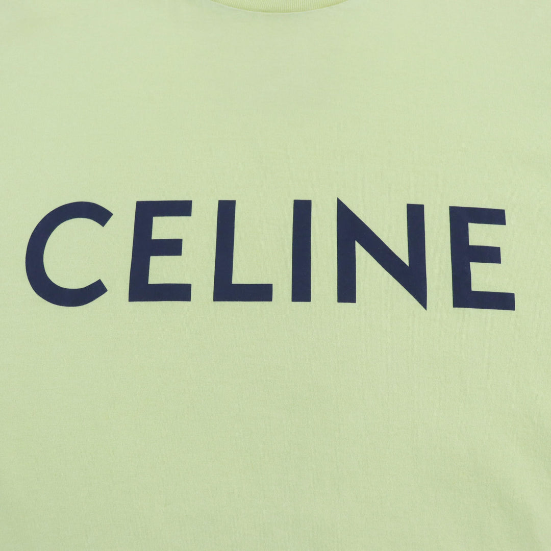 Very Good CELINE Short sleeve T-shirt yellow cotton mens M 2X681501F