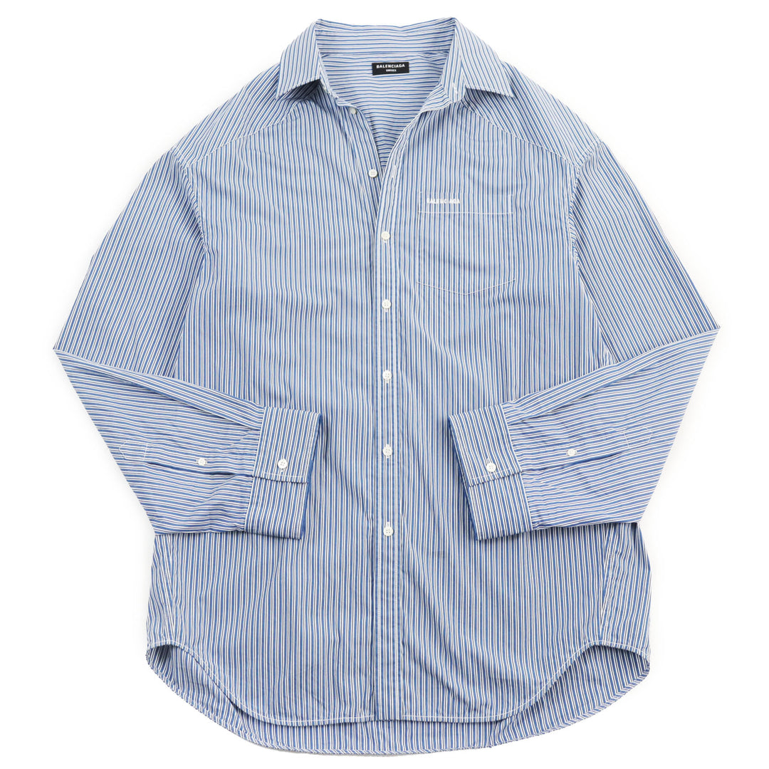 Great BALENCIAGA Long sleeve shirt Deformed Oversized Shirt cotton mens M