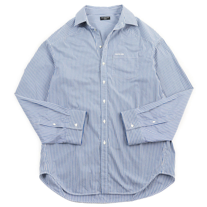 Great BALENCIAGA Long sleeve shirt Deformed Oversized Shirt cotton mens M