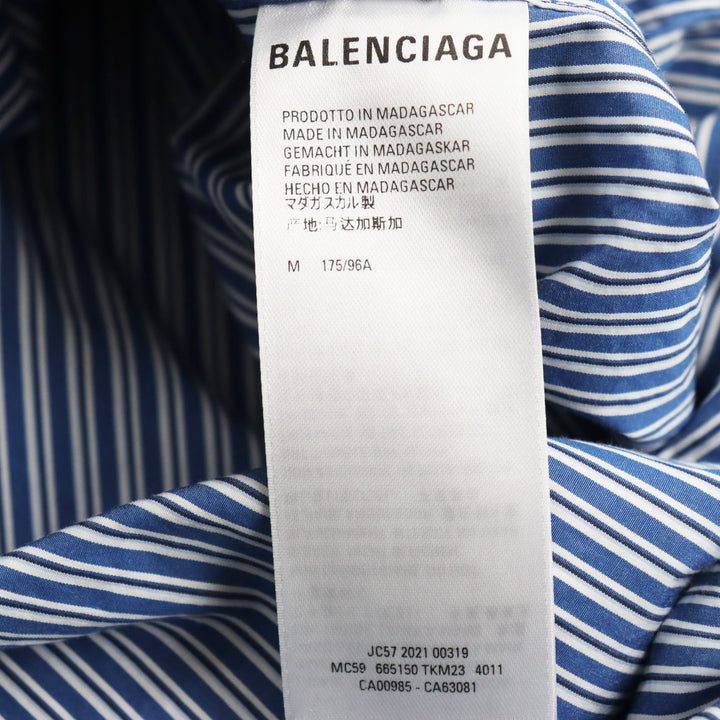 Great BALENCIAGA Long sleeve shirt Deformed Oversized Shirt cotton mens M