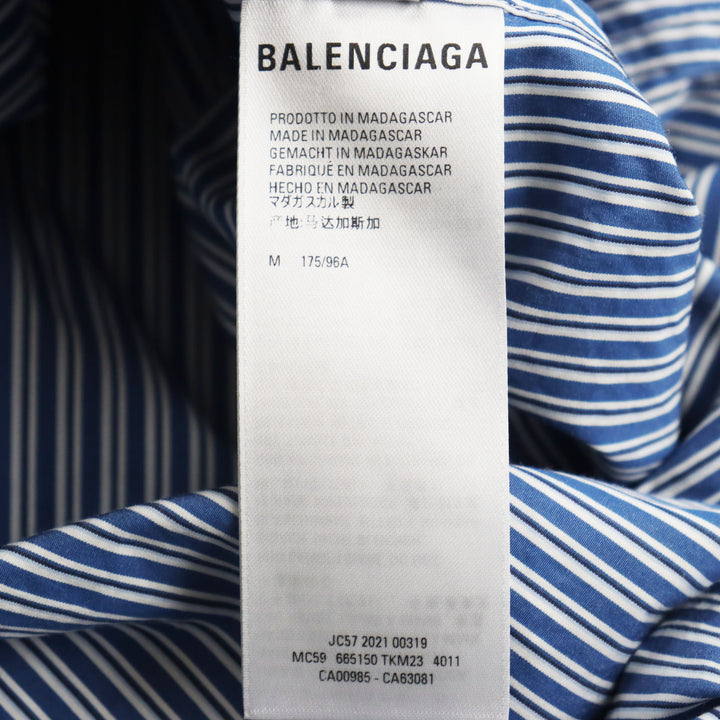 Great BALENCIAGA Long sleeve shirt Deformed Oversized Shirt cotton mens M