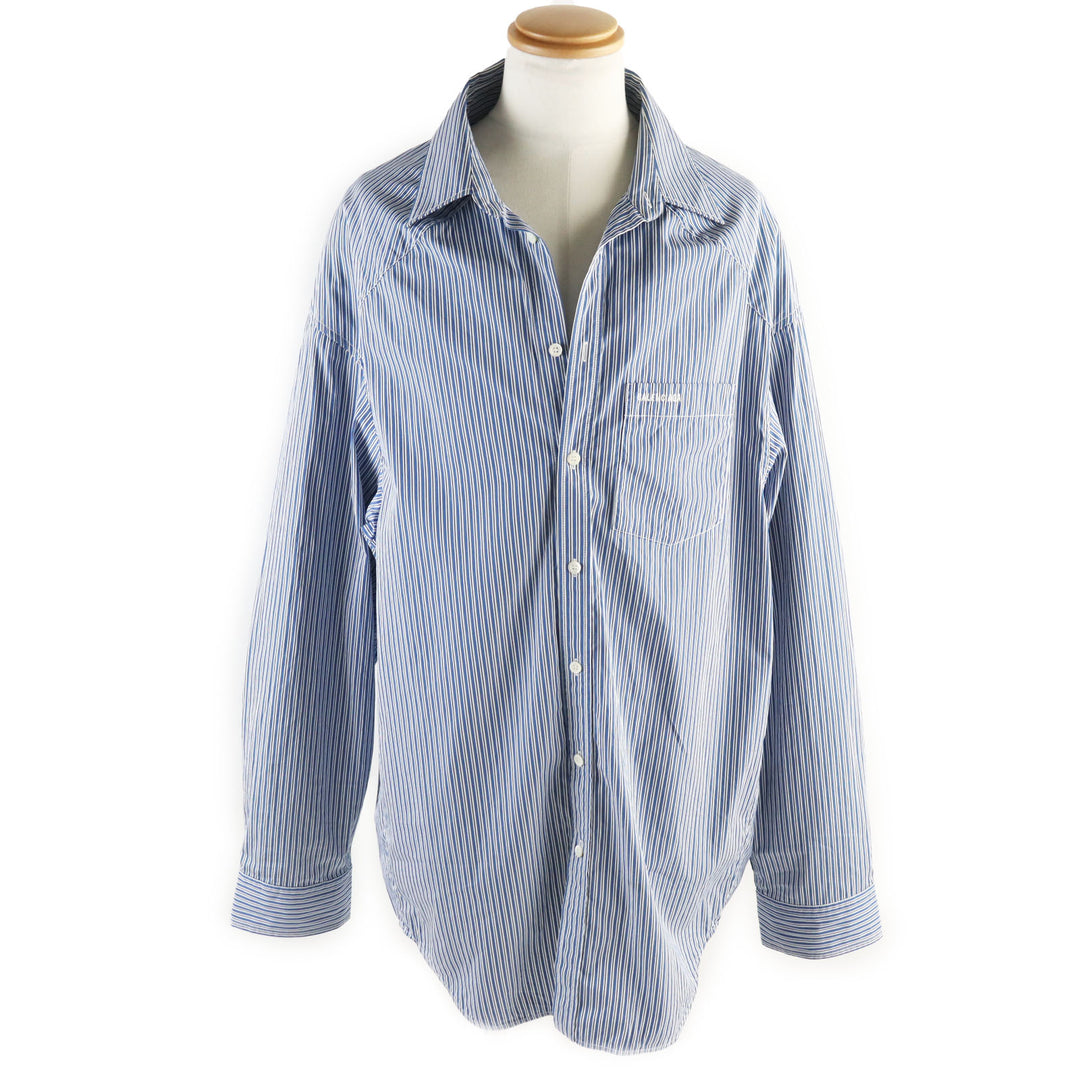 Great BALENCIAGA Long sleeve shirt Deformed Oversized Shirt cotton mens M