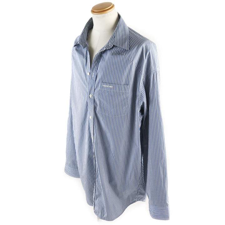 Great BALENCIAGA Long sleeve shirt Deformed Oversized Shirt cotton mens M