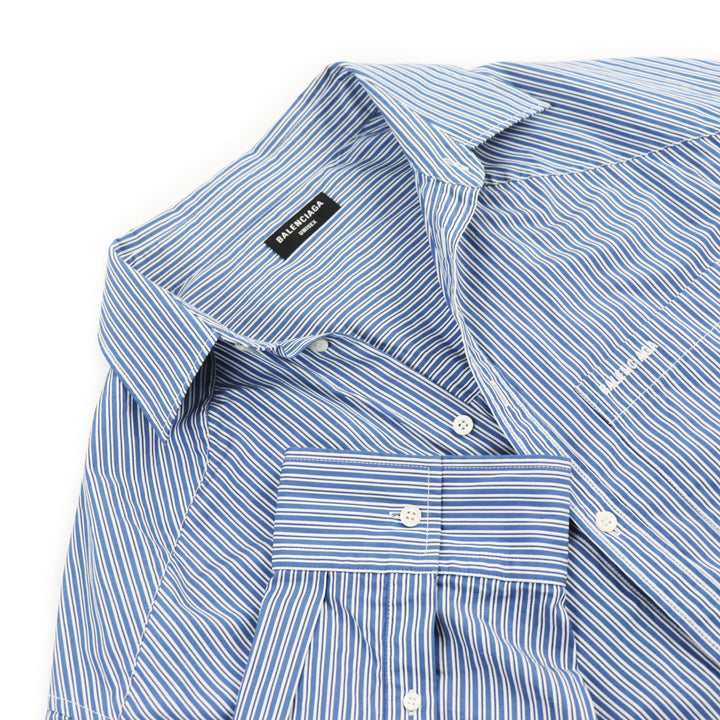 Great BALENCIAGA Long sleeve shirt Deformed Oversized Shirt cotton mens M