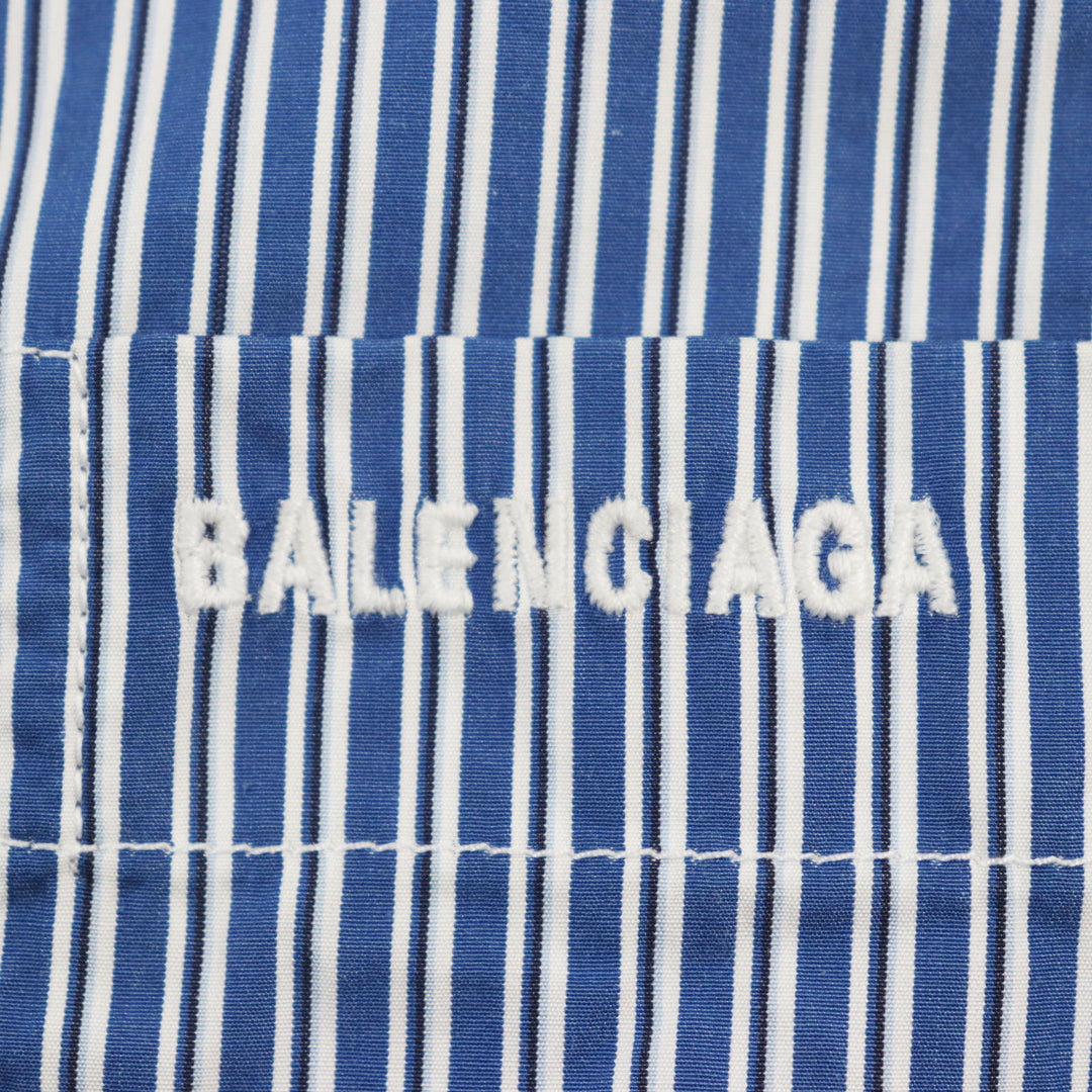 Great BALENCIAGA Long sleeve shirt Deformed Oversized Shirt cotton mens M