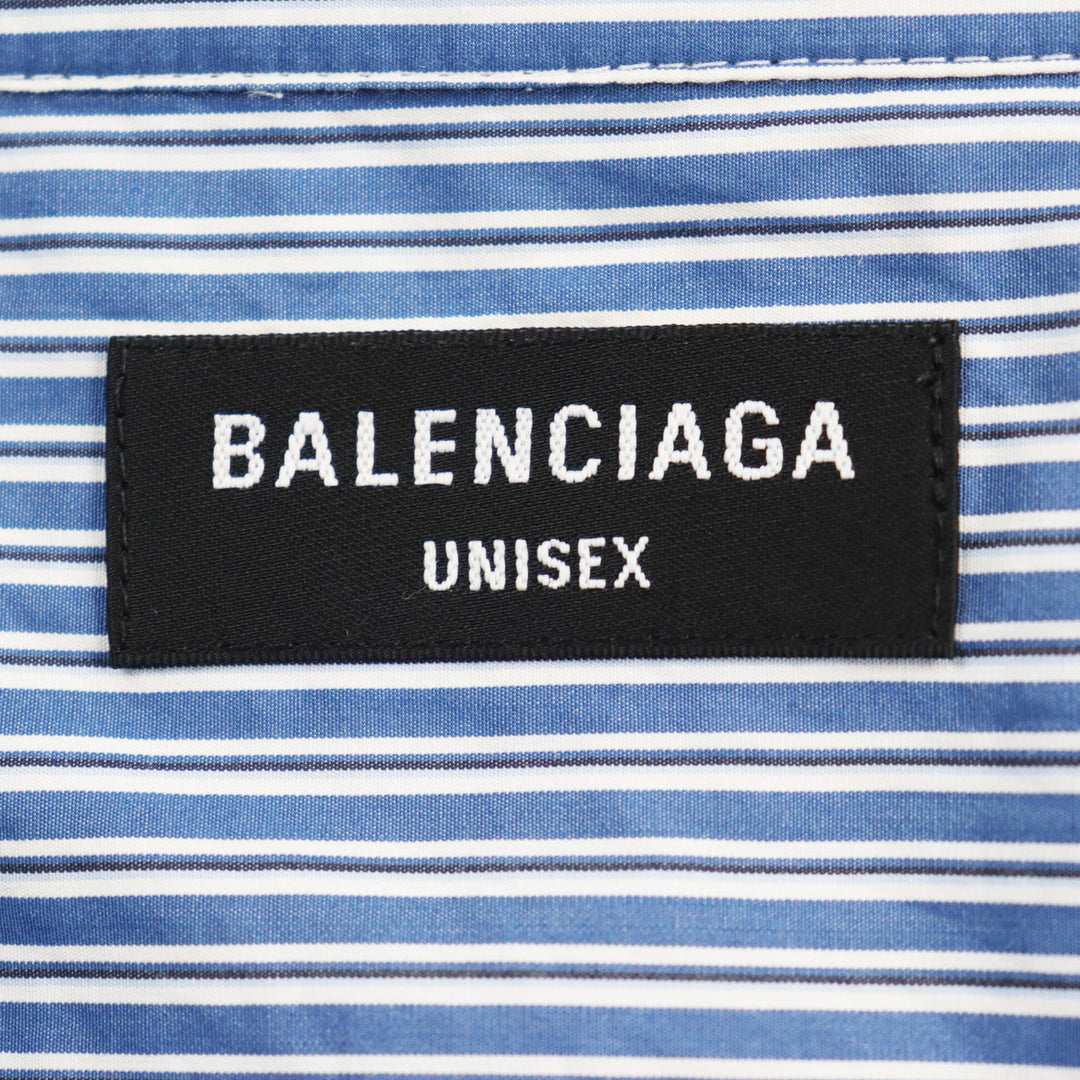 Great BALENCIAGA Long sleeve shirt Deformed Oversized Shirt cotton mens M