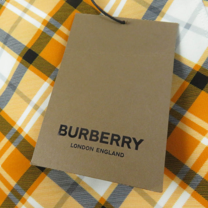 Pristine BURBERRY Tight Skirt Check Pattern Knee Length Rayon Women 36 8037437