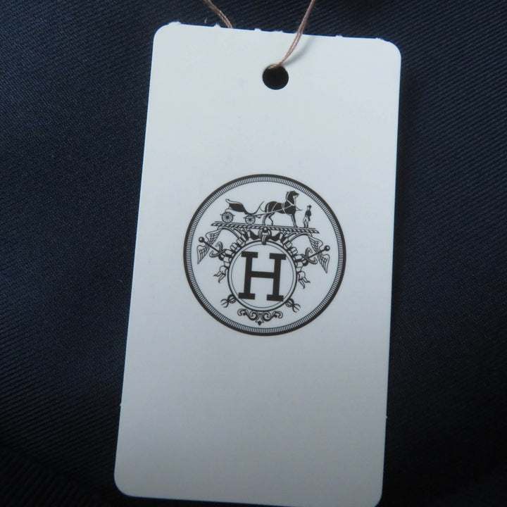 Pristine HERMES Casquette Vauban white cotton Women