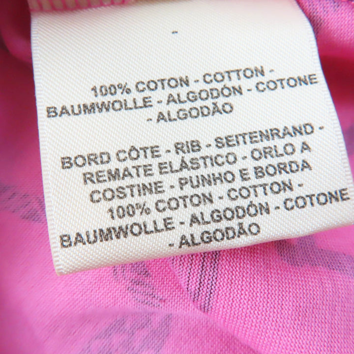 Pristine HERMES one piece Stirrup Fantasy Short sleeve pink cotton Women 36
