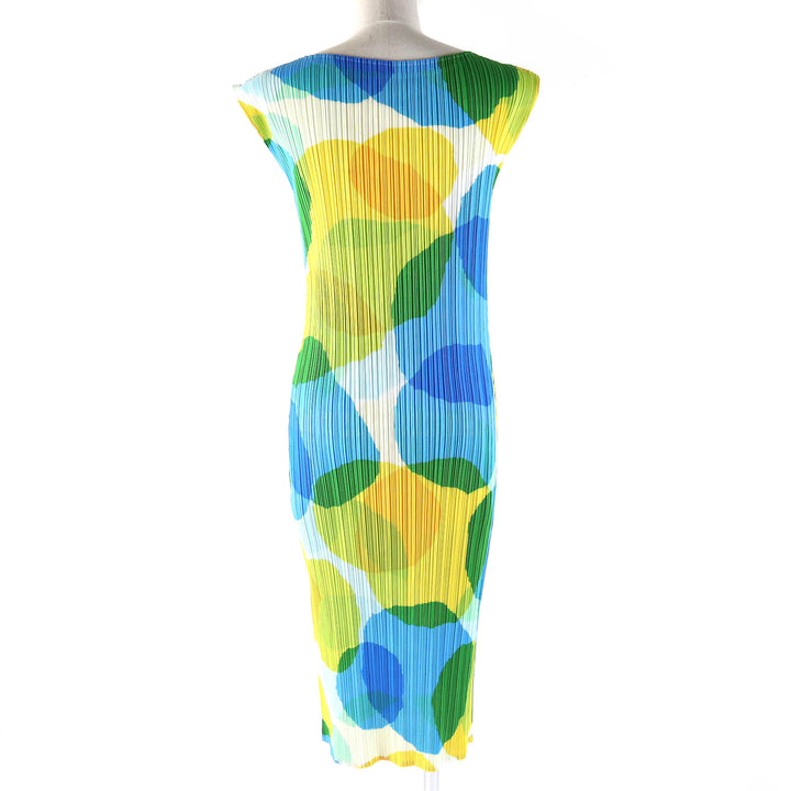Excellent PLEATS PLEASE one piece blue polyester Women 3 PP81-JH715
