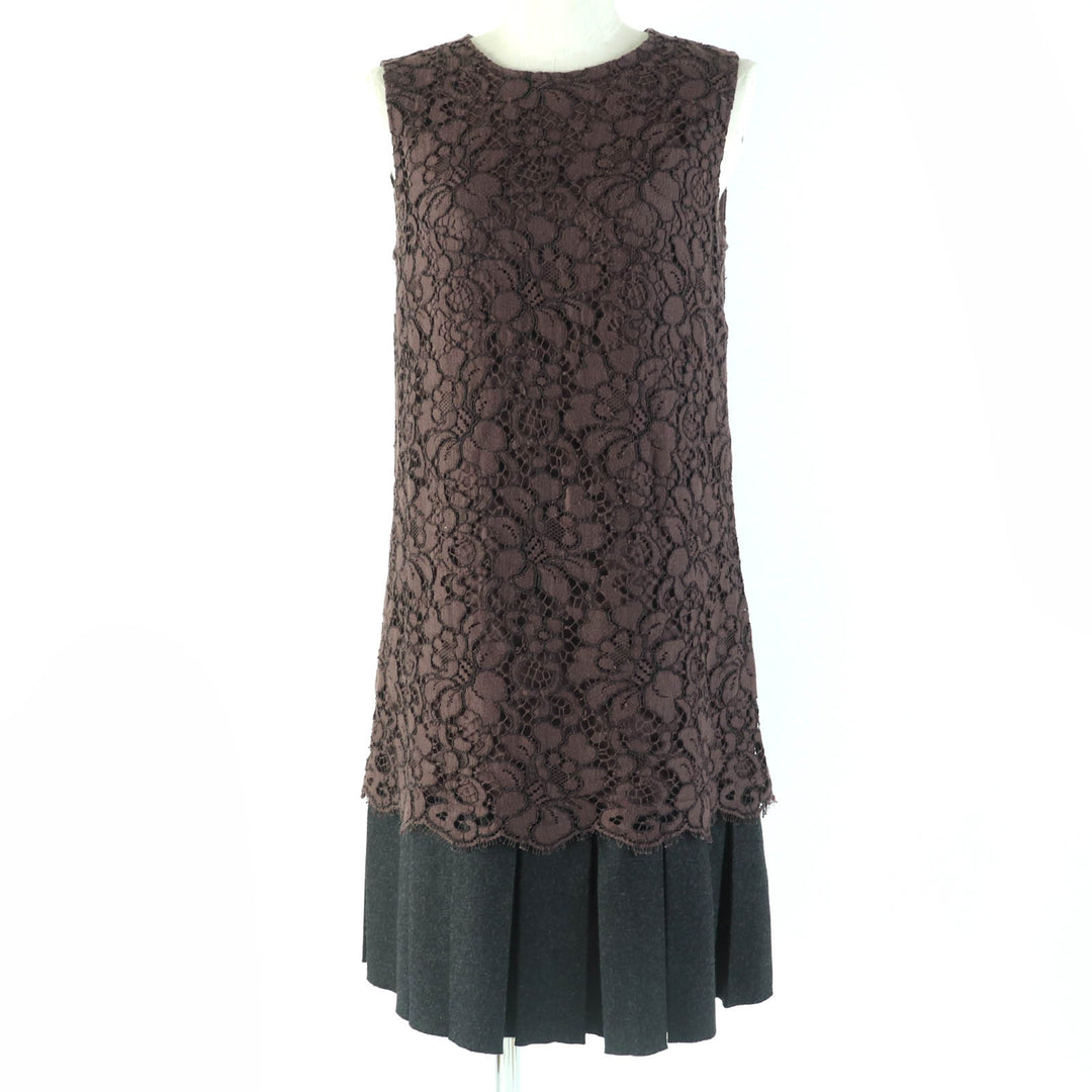 Great DOLCE&GABBANA one piece Angora blend Pleated Women 40 F6NI4T/FLM8Z