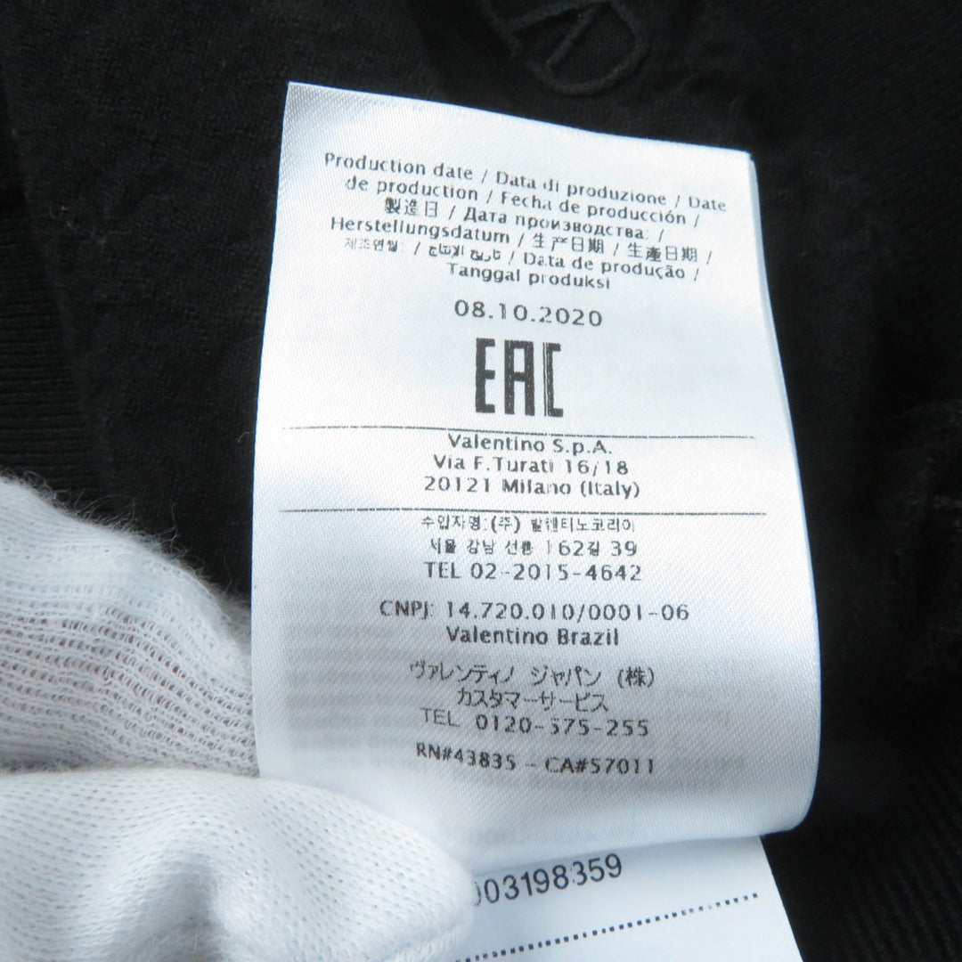 Excellent Valentino cardigan Embroidered logo Floral lace Long sleeves wool XS