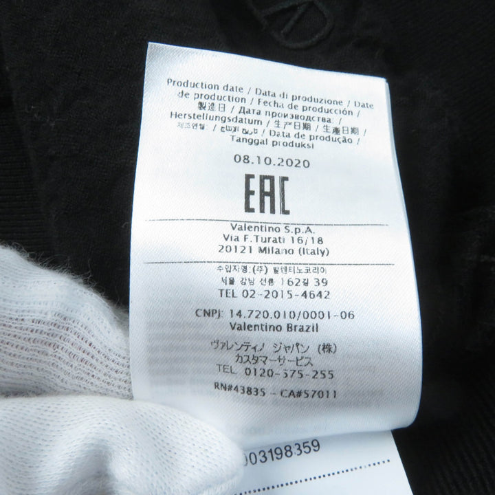 Excellent Valentino cardigan Embroidered logo Floral lace Long sleeves wool XS