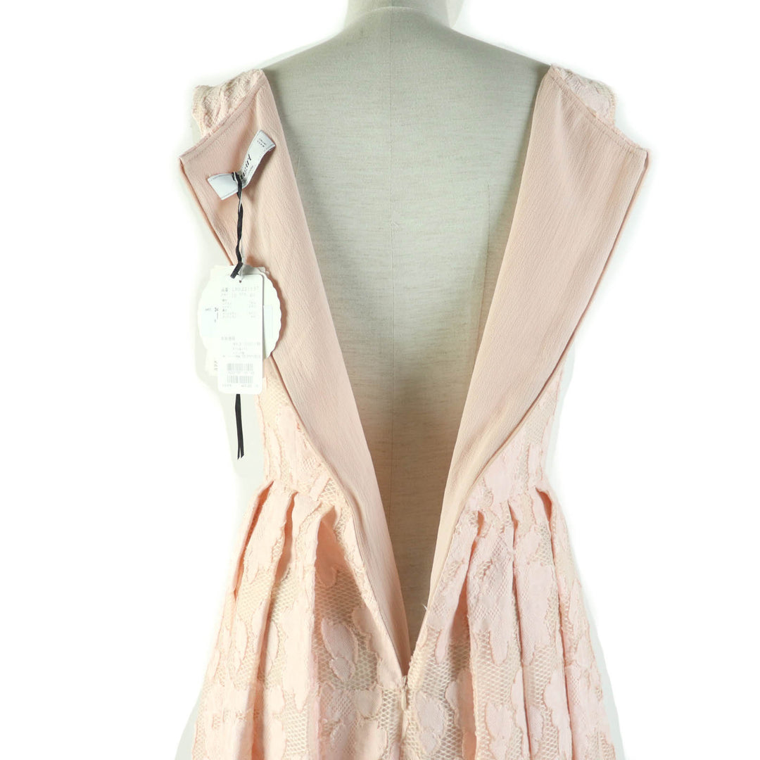 Pristine BLUGIRL one piece sleeveless dress pink Rayon Women 40 LR0221137