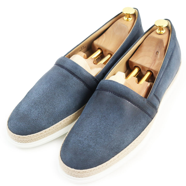 Pristine TOD’S Slip-on PANTOFOLA IMBOTTITA GOMMA RAFIA TV Vintage processing 11