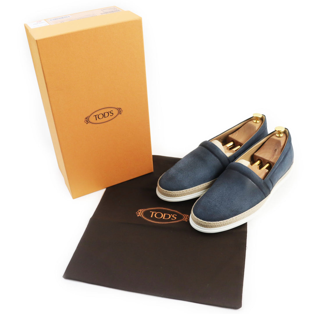 Pristine TOD’S Slip-on PANTOFOLA IMBOTTITA GOMMA RAFIA TV Vintage processing 11