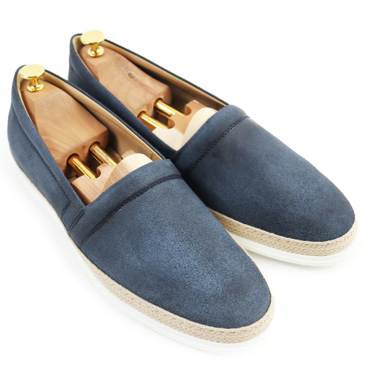 Pristine TOD’S Slip-on PANTOFOLA IMBOTTITA GOMMA RAFIA TV Vintage processing 11
