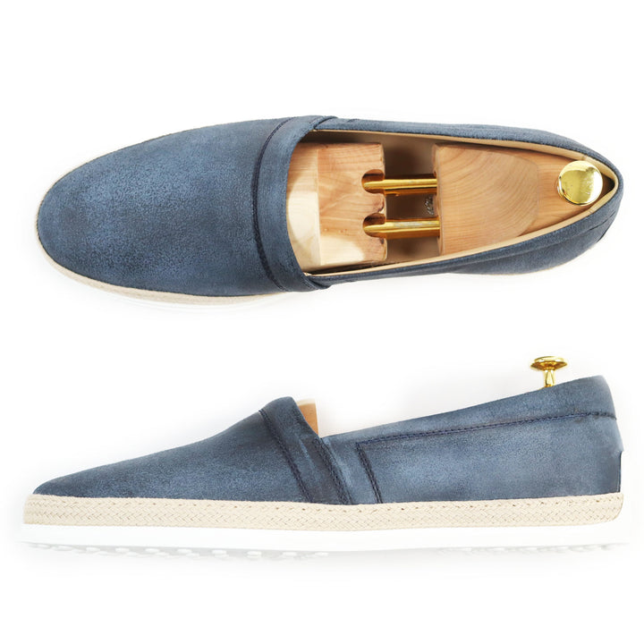 Pristine TOD’S Slip-on PANTOFOLA IMBOTTITA GOMMA RAFIA TV Vintage processing 11