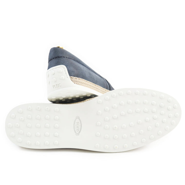 Pristine TOD’S Slip-on PANTOFOLA IMBOTTITA GOMMA RAFIA TV Vintage processing 11