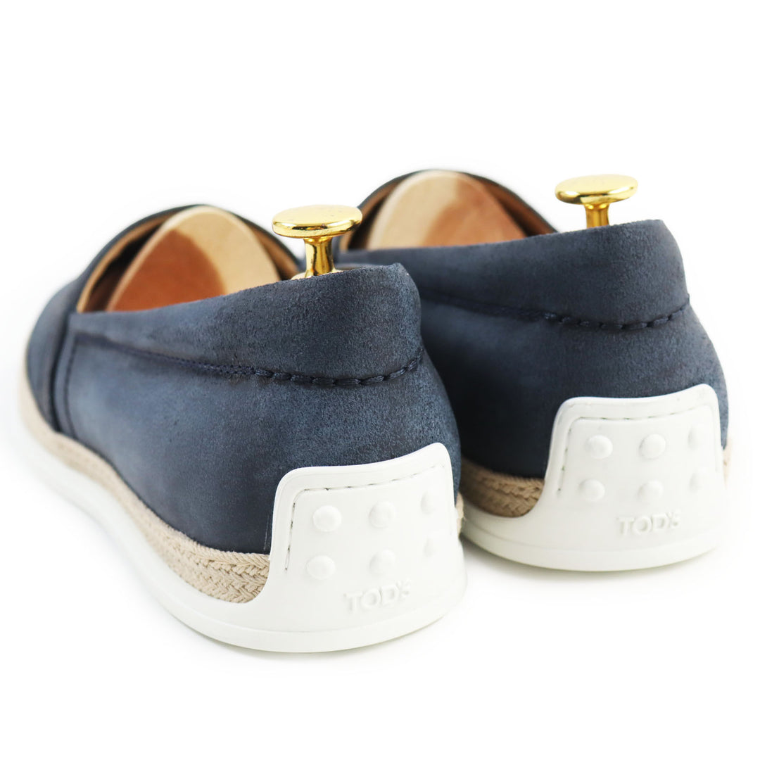 Pristine TOD’S Slip-on PANTOFOLA IMBOTTITA GOMMA RAFIA TV Vintage processing 11