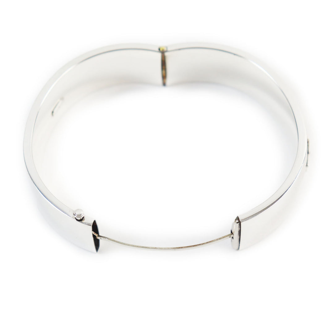 Excellent TIFFANY&Co. Bangle Extremely Rare 1940s VINTAGE with Ruby, Diamond
