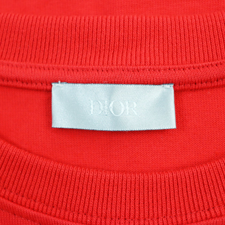 Excellent DIOR Short sleeve T-shirt Short Sleeve CD Icon Heavy Ounce mens L